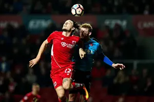 Clash in the Air: Milan Djuric vs. Cian Bolger - Bristol City vs. Fleetwood Town, FA Cup Third Round