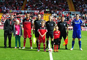 Bristol City V Cardiff City Prints: Clash at Ashton Gate: Bristol City vs. Cardiff City, Championship Football (August 2012)
