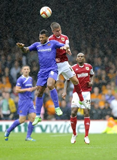 Bristol City V Wolves Prints: Clash at Ashton Gate: Bristol City vs. Wolves (August 13, 2017)