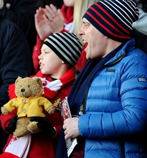 Images Dated 13th December 2014: Clash at Ashton Gate: Bristol City vs Crawley Town, Sky Bet League One (December 13, 2014)