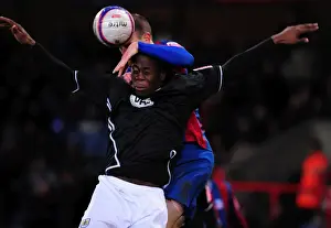 Framed Print : Clash in the Championship: Akinde vs. Hill - Crystal Palace vs. Bristol City, 09 / 03 / 2010