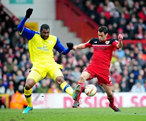 Bristol City V Sheffield Wednesday Prints: Clash of the Championship Titans: Bristol City vs Sheffield Wednesday (01.04.13)