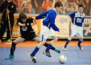 Bristol City Collection: Clash of the First Teams: 09-10 Academy Futsal Tournament - Bristol City vs Birmingham City