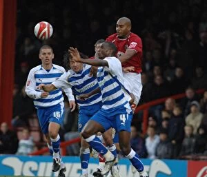 Images Dated 2nd November 2008: Clash of Football Powers: Bristol City vs. Reading, 08-09 Season