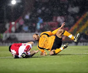 Bristol City V Wolverhampton Wanderers Prints: Clash of the Giants: Bristol City vs. Wolverhampton Wanderers - Season 08-09