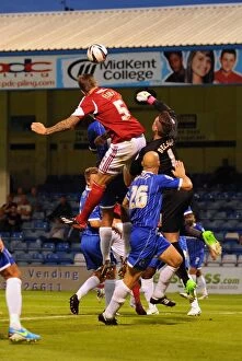Images Dated 6th August 2013: Clash of the Giants: Gillingham vs. Bristol City (August 6, 2013)