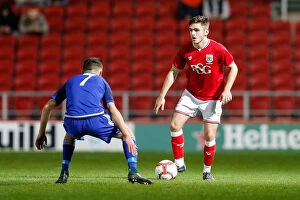 Images Dated 14th December 2015: Clash of the Harris Brothers: A Family Affair in FA Youth Cup at Ashton Gate