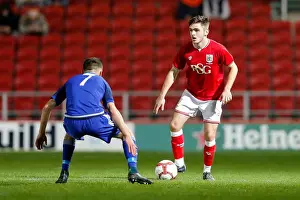 Bristol City V Cardiff City U18s Prints: Clash of the Harris Brothers: A Family Affair in FA Youth Cup at Ashton Gate