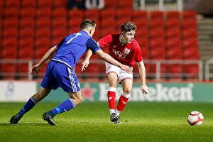 Images Dated 14th December 2015: Clash of the Harris Brothers: A Family Rivalry in FA Youth Cup at Ashton Gate