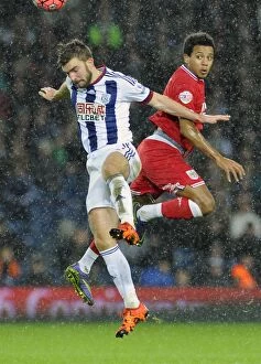 Images Dated 9th January 2016: Clash at The Hawthorns: James Morrison vs. Korey Smith in FA Cup Third Round Battle