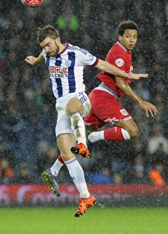 West Brom Prints: Clash at The Hawthorns: James Morrison vs. Korey Smith in FA Cup Third Round Battle