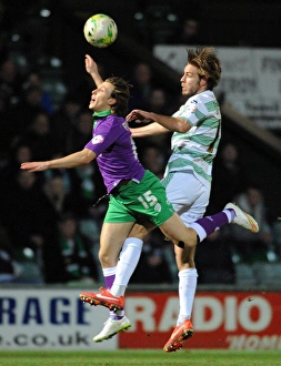 Yeovil Town V Bristol City Prints: Clash at Huish Park: Luke Freeman vs. Sam Foley in Sky Bet League One Showdown