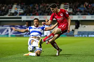 Loftus Road Prints: Clash at Loftus Road: O'Dowda vs Perch in QPR vs Bristol City Championship Showdown