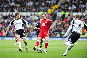Derby County V Bristol City Prints: The Clash of Rams and Robins: Derby County vs