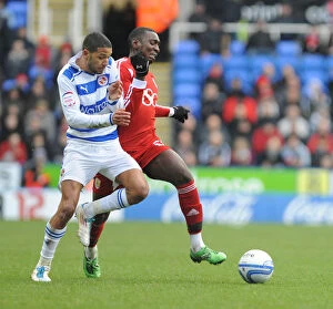 Images Dated 28th January 2012: The Clash of the Rivalries: Reading vs. Bristol City - Season 11-12