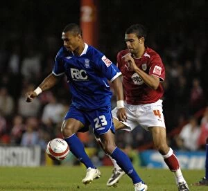Images Dated 17th September 2008: Clash of Rivals: Bristol City vs Birmingham City - Season 08-09