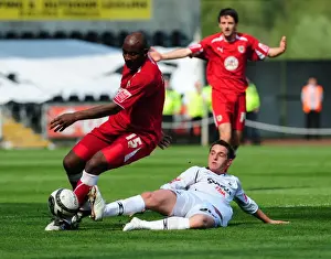 Swansea V Bristol City Prints: Clash of the Swans and Robins: A Football Rivalry (Season 08-09) - Swansea vs