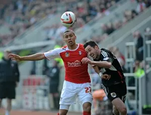 Images Dated 29th March 2014: Clash of Talents: Cunningham vs Tavernier, Rotherham United vs Bristol City, Sky Bet League One