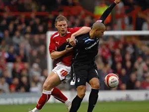 Bristol City V Nottingham Forest Prints: Clash of Titans: Bristol City vs. Nottingham Forest (Season 08-09)