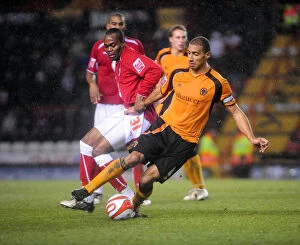 Images Dated 17th January 2009: Clash of Titans: Bristol City vs. Wolverhampton Wanderers (08-09 Season)