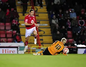 Bristol City V Wolverhampton Wanderers Prints: Clash of Titans: Bristol City vs. Wolverhampton Wanderers (Season 08-09)