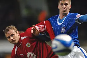 Framed Print : Clash of Titans: Ipswich Town vs. Bristol City (Season 08-09) Framed Print : Clash of Titans: Ipswich Town vs. Bristol City (Season 08-09)