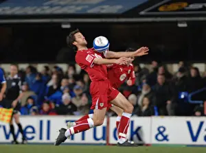 Framed Print : Clash of Titans: Ipswich Town vs. Bristol City (Season 08-09) Framed Print : Clash of Titans: Ipswich Town vs. Bristol City (Season 08-09)