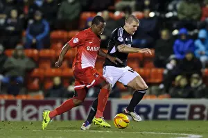 Leyton Prints: Clash of Titans: Odubajo vs El-Abd in Leyton Orient vs Bristol City Football Match