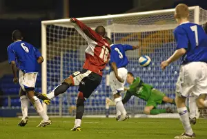 Clash at the U18s: Tristan Plummer Stands Ground Between Everton and Bristol City