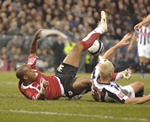 Images Dated 10th January 2008: The Clash: West Brom vs. Bristol City - Season 07-08 Football Rivalry