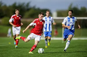 Bristol City U18s Prints: Clash of the Young Defenders: Jamie Horgan vs Dylan Barnett - Intense Rivalry in U18 Football