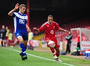 Images Dated 22nd March 2011: Clash of Young Talents: Bristol City Reserves vs. Birmingham City Reserves - Season 10-11