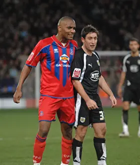 Framed Print : Clinton Morrison's Thrilling Showdown: Crystal Palace vs. Bristol City (Lee Johnson's Teams)