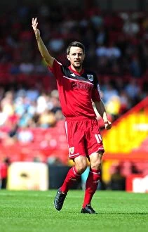 Images Dated 25th August 2012: Cole Skuse in Action: Bristol City vs. Cardiff City, Championship Match, 2012 - Ashton Gate Stadium