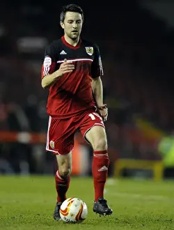 Bristol City V Brighton And Hove Albion Prints: Cole Skuse in Action: Bristol City vs Brighton and Hove Albion