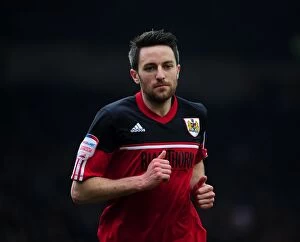 Images Dated 1st April 2013: Cole Skuse in Action: Bristol City vs Sheffield Wednesday, Npower Championship (April 1, 2013)