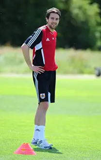 Cole Skuse of Bristol City: Focused during Pre-season Training