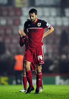 Cole Skuse's Disappointment: Bristol City vs Burnley, 23rd October 2012