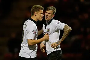 Consolation: Matt Smith Comforts Aden Flint After Missed Opportunity for Bristol City