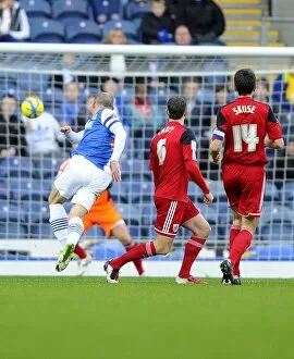 Blackburn Rovers v Bristol City Collection: Danny Murphy Scores First Goal for Blackburn Against Bristol City (January 5, 2013)