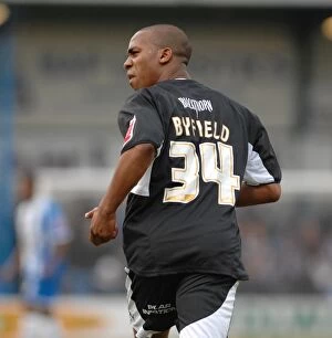 Images Dated 25th February 2008: Darren Byfield in Action: Colchester United vs. Bristol City
