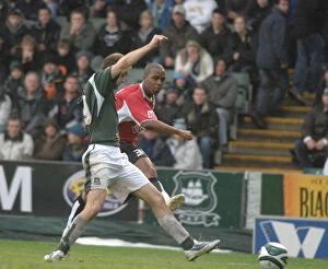 Images Dated 10th December 2007: Darren Byfield in Action: Plymouth vs. Bristol City - Intense Rivalry on the Football Field