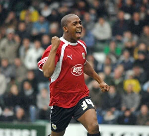 Images Dated 10th December 2007: Darren Byfield in Action: Plymouth vs. Bristol City