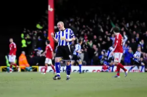 Bristol City V Sheffield Wednesday Prints: Darren Purse's Euphoric Moment: Sheffield Wednesday's FA Cup Victory over Bristol City (08)