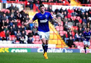 Daryl Murphy Scores and Celebrates for Ipswich Town against Bristol City