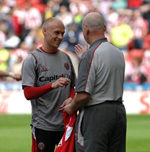 Images Dated 28th April 2008: Dave Cotterill and Roger Barton: A Rivalry Unfolds - Sheffield United vs. Bristol City
