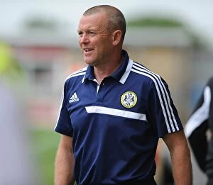 Images Dated 20th July 2013: Dave Hockaday vs. Bristol City: Forest Green Rovers Manager Faces Former Club in Preseason Clash