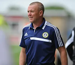 Framed Print : Dave Hockaday vs. Bristol City: Forest Green Rovers Manager Faces Former Club in Preseason Clash