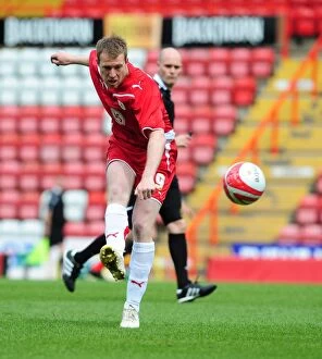 Bristol City v Bournemouth Reserves Collection: David Clarkson in Action for Bristol City FC Against Bournemouth Reserves