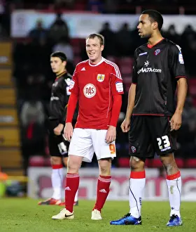 Bristol City V Sheffield Utd Prints: David Clarkson in Action: Championship Showdown - Bristol City vs Sheffield United